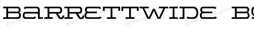 BarrettWide Bold字体转换